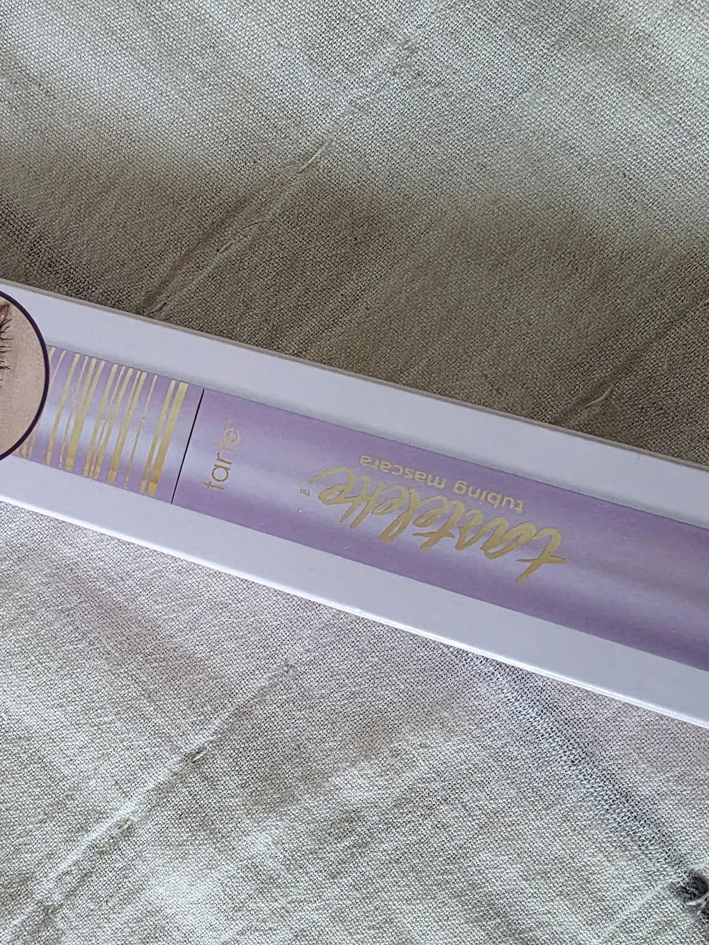 tarte Tubing Mascara in Lavender with Gold Accents